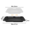 Fousenuk Extendable Strainer Basket Over the Sink, Black, Strainer for