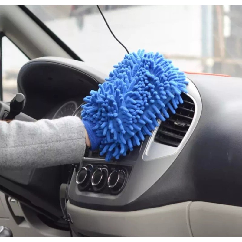 Super Mitt Guante Limpieza Multiusos De Microfibra Auto Trastes Cristal