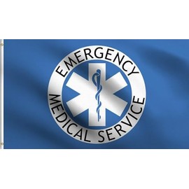 3X5 EMS Flag First Responders Banner Medical Services 3' x 5"