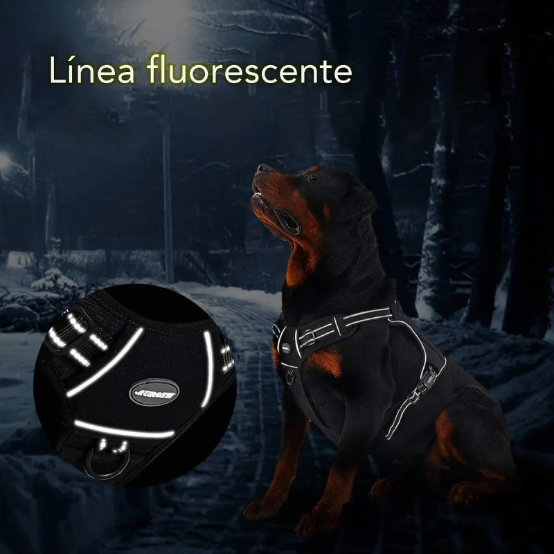 Chaleco Táctico Para Perro Grande Pechera K9 Ajustable