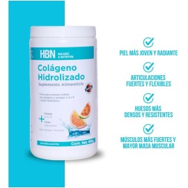 Colágeno Hidrolizado Polvo 600mg Naranja Ácido Hialuronico Naranja/maracuyá