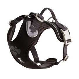 Hurtta Weekend Warrior Dog Harness, Raven, 24-32 in