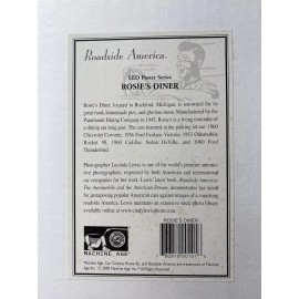 Rosie’s Diner Lucinda Lewis Roadside America LED Picture light up vtg car art