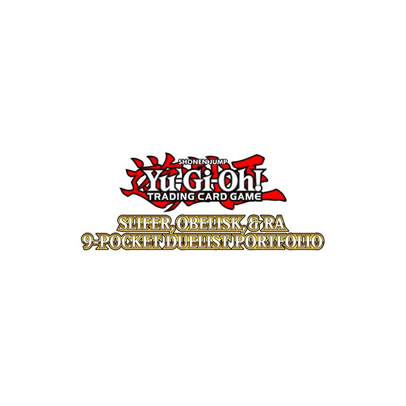 Yu-Gi-Oh! KONSORP Slifer, Obelisk & Ra 9-Pocket Duelist Portfolio, Egyptian,