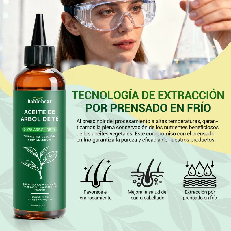 Aceite De rbol De T Natural 150ml Crecimiento Del Cabello