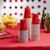 Efforias 50 X 16oz Red Party Cups for Christmas, Garden