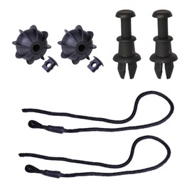 Car Boot Cover Retaining Strap, Rear Shelf Strap, Universal Rear Boot Parcel Shelf Replacement for Car Accessories, Pack of 2 Tokaneit