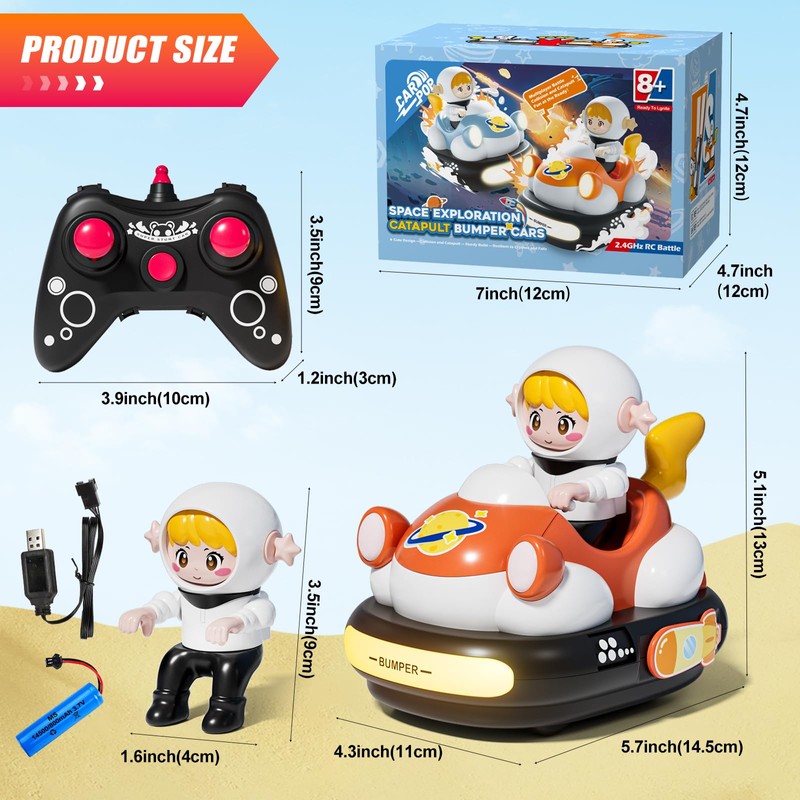 BunnyJOY Remote Control Car Orange