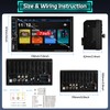 Motoris 7" Car Stereo with Wireless CarPlay & Android Auto,