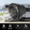 X AUTOHAUX 4Pcs Rotating AC Air Conditioning Outlet Vent Ceiling
