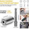 HUTHUHNHN Flexible Bit Holder Extension, Flexible Shaft Bits Drill Set