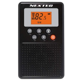 F-R NEXTEC Disaster Prevention Radio NX-W109RDBKW Emergency Earthquake Early Warning Emergency Tsunami Warning Broadcast Emergency Warning Broadcast Disaster Prevention Radio (Analog Only) | Available