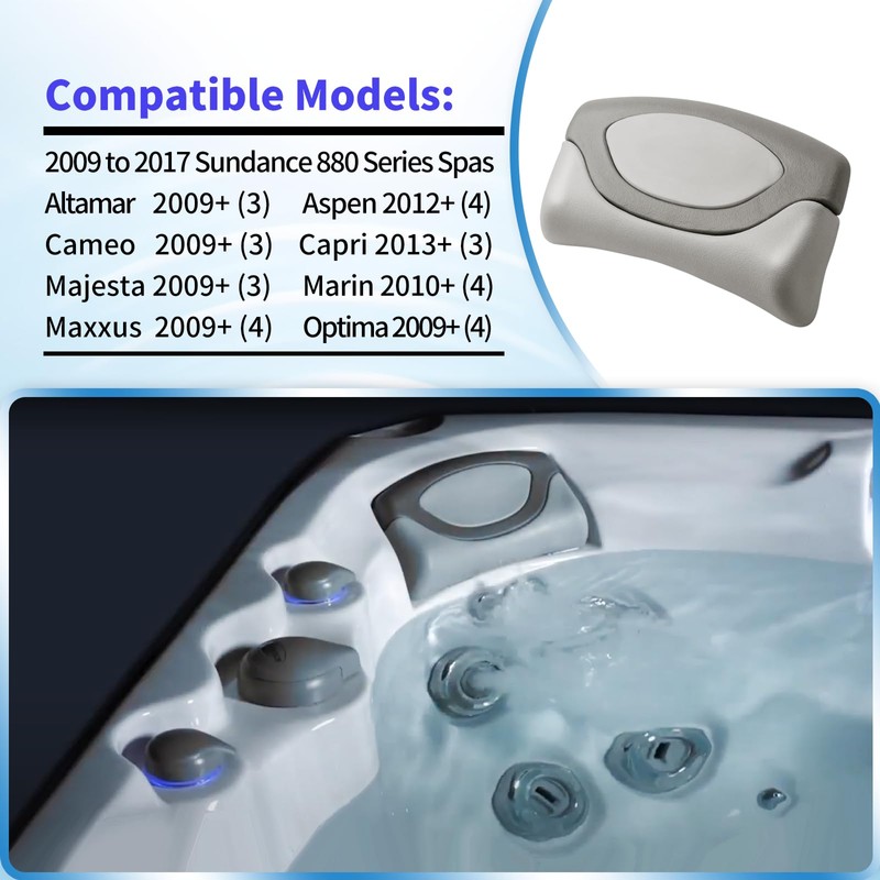 XQK 4 Pack Spas Replacement Pillow (6472-964) Fits 2009 to