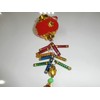 Vietnamese New Year Decorative Plastic Hanging Lantern with Firecracker 2"