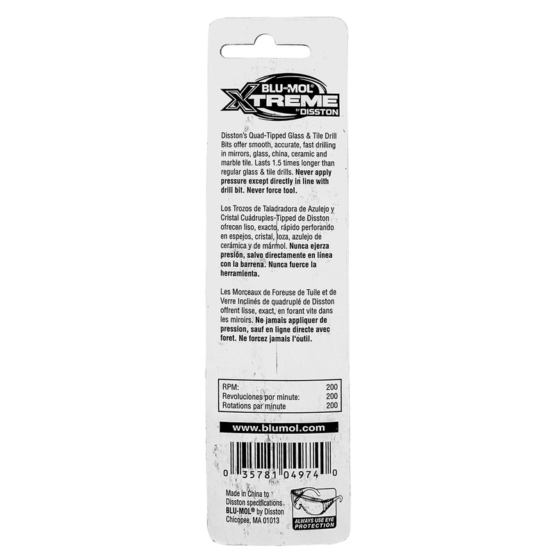 Disston - Dis-4187 4435 Xtreme Quad Tipped Glass & Tile