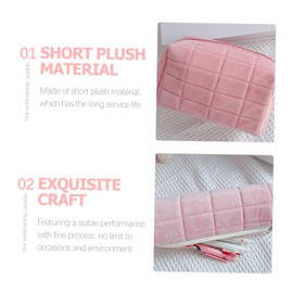 Beavorty Travel Makeup Bag Quilted Cosmetic Storage Bag Large Capacity Cosmetic Zipper