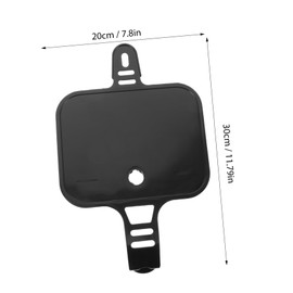 ULTECHNOVO Motorcycle Front Number Plate Sturdy Easy to Install License Plate Replacement Unique Design