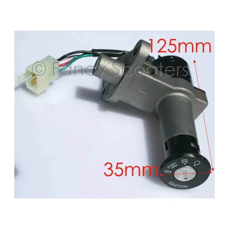 FANCY SCOOTERS LANCE MILAN ZNEN IGNITION SWITCH KEY LOCK SET