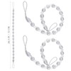 VORCOOL Pack of 2 Curtain Tiebacks Acrylic Pearl Curtains Tied