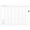 Daigo Notebook 2026 Schedule Book, Appointment Weekly Vertical A6 Black,