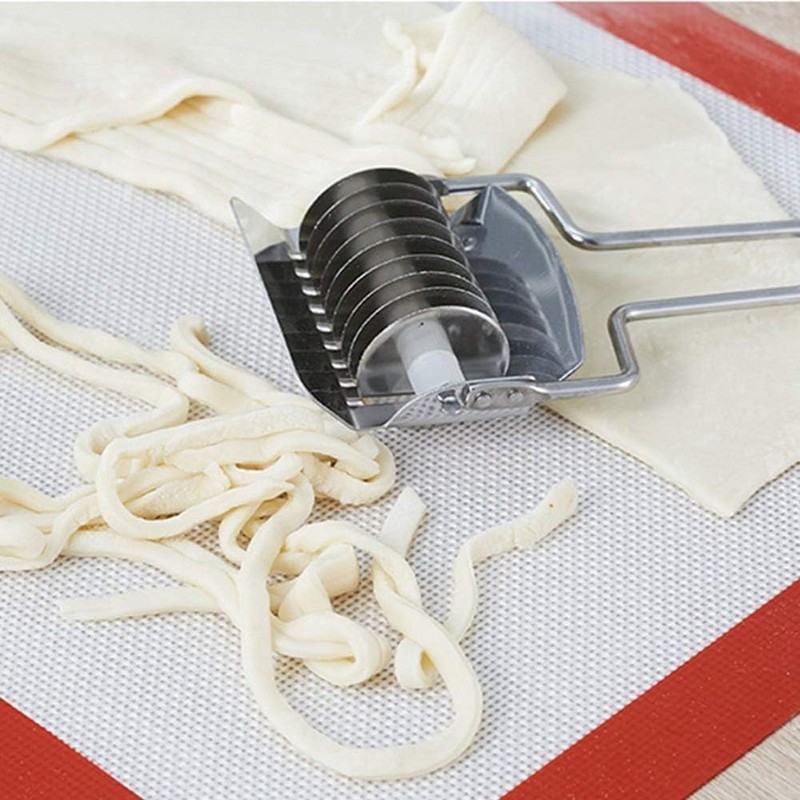 Hsthe Sea Noodle Cu tter,Stainless Steel Portable Pasta Roller,Household Manual