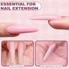 Plman 240 PCS Sandwich Nail Dual Forms, Nail Extension Kit