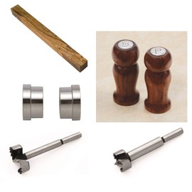Penn State Industries PKSANDPSS Salt & Pepper Shaker Set Kit Starter Package Woodturning Project