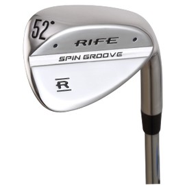 Rife Spin Groove Mens Standard Right Handed Golf Wedge 52 Degree Approach AW Bite Grooves
