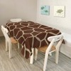 Walmsco Tablecloth Brown Giraffe Pattern Decor For Dining Room Kitchen