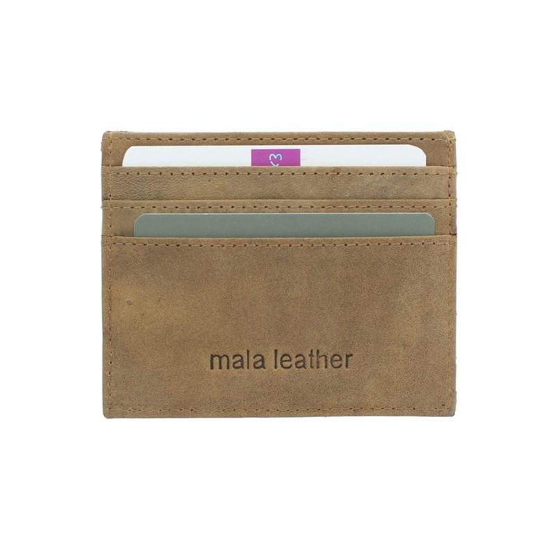 Mala Leather Union Jack Collection Slim Leather Card Holder RFID