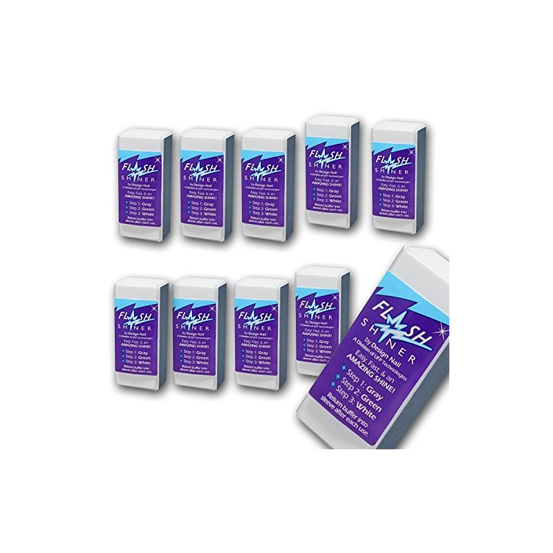 Flash Shiner Nail Buffer 10 PCS Set