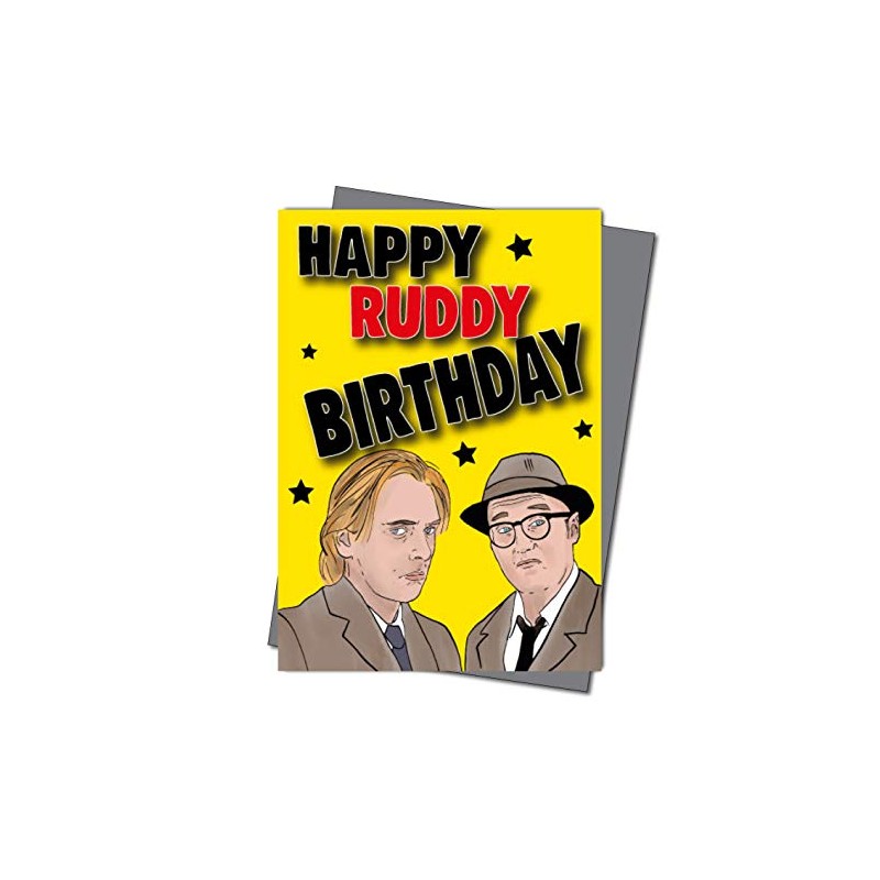 Bottom Inspired Birthday Card - Happy Ruddy Birthday IN42