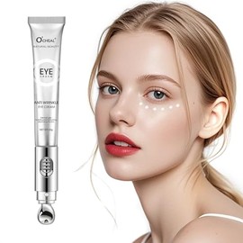 OCHEAL Crema Para Ojos Con Cabezal De Masaje Eléctrico Vibratorio Hidrata, Ilumina, Reafirma, Reduce Ojeras Y Arrugas, Elimina Bolsas Y Alivia La...  