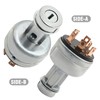 Hoypeyfiy 22B-06-11910 Ignition Starter Key Switch, Replacement for Komatsu pc