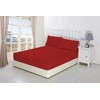 Super King Red 16"/40CM Extra Deep Fitted Sheet 14 Colours