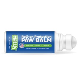 Roll-On Dog Paw Balm - Moisturizer & Soothing Protection From Snow & Hot Pavements - Snout Soother for Dogs - Easy & Fast to Apply, Natural, Non-Toxic, Food-Grade, Lick-Safe Wax