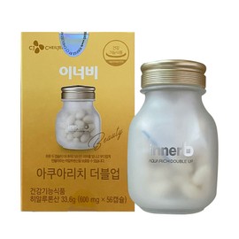 CJ Innerb Aqua Rich Double Up Hyaluronic Acid 56 Capsules x 1 Box / CJ 이너비 아쿠아리치 더블업 히알루론산 56캡슐 x 1박스