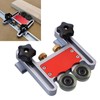 Table Saw Roller Jig, Bearing Roller Featherboard Double Wheel Sliding