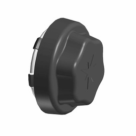 Polaris RZR Hub Cap, Matte Flash Black, Genuine OEM Part 1523805-744, Qty 1