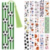 Peacoblue 30pcs UV DTF Bookmarks Wraps Transfer Stickers Sport Ball