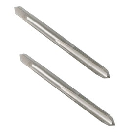 Ohamtes 2Pcs M5 * 0.5 HSS (6542) Metric Straight Groove Machine Tap/Hand Tap; Suitable for Through-Hole/Blind-Hole Drilling Machines or Manual Tapping, Repairing Rusted/Damaged Screws