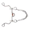 120mm Horse Mouth Snaffle with Chain Stainless Steel Horse Bit