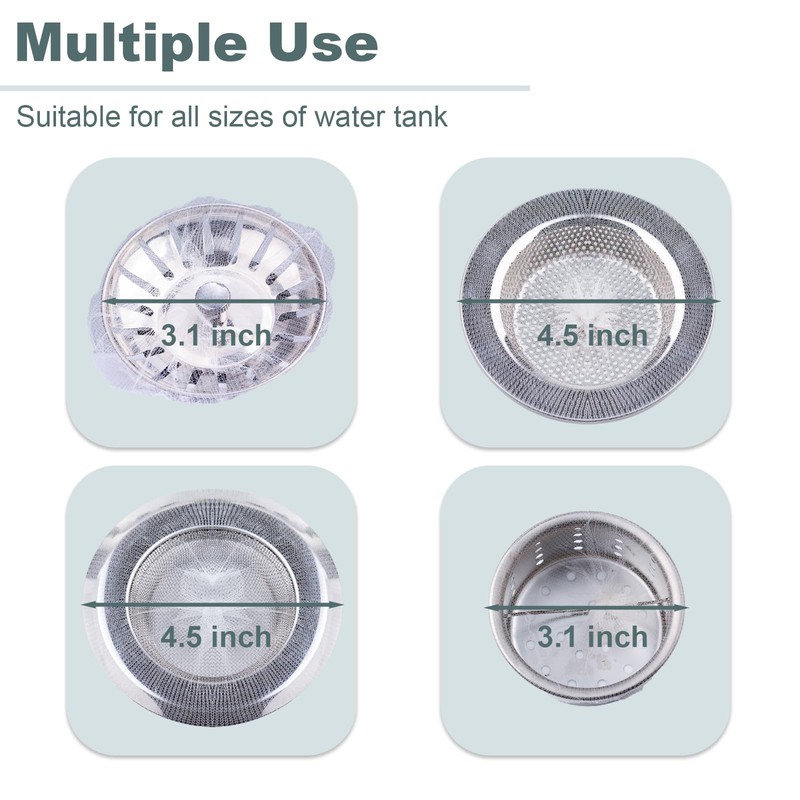 Kitchen Disposable Mesh Sink Strainer Bag and PP Extraction Box