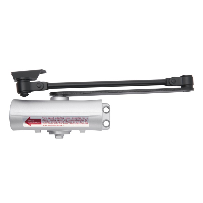 Light Duty Residential Hold Open Door Closer, ADA, Matte Black