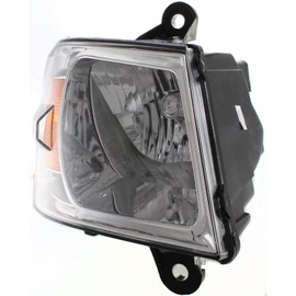 Evan Fischer Driver and Passenger Side Headlight for Dodge Grand Caravan 2008-2010 Halogen With bulb(s) Replaces# 5113333AD-PFM 5113332AD-PFM