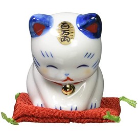 Yakushigama 7781 Yakushigama Dyeing Nishiki Million Ryo Cats, Luck Up, Feng Shui Figurine, Interior, Cat, Cat