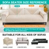 Soft Chenille Sofa Cover, 1/2/3/4-Seater, L-Shape Sofa Couch Cover, Corner