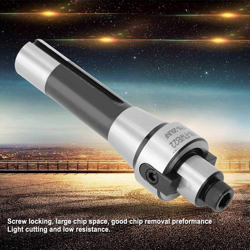 R8-FMB22 7/16-20UNF Face End Mill Cutter Indexable with Low Cutting