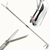 Ruyarxnm 60" Collapsible Grabber Reacher Heavy-Duty Trash Picker Litter Nabber