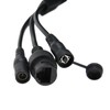 Smart Outdoor Camera 4MP Wireless Three Lens Remote Monitor Auto